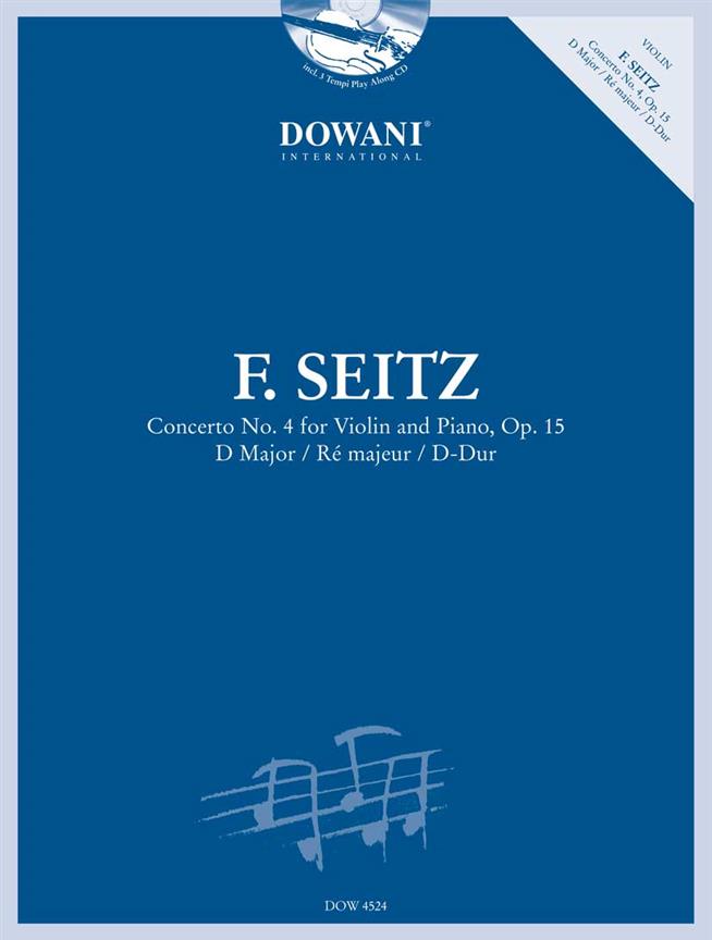 Concerto No. 4 for Violin and Piano, Op. 15 - D major noty pro housle a klavír